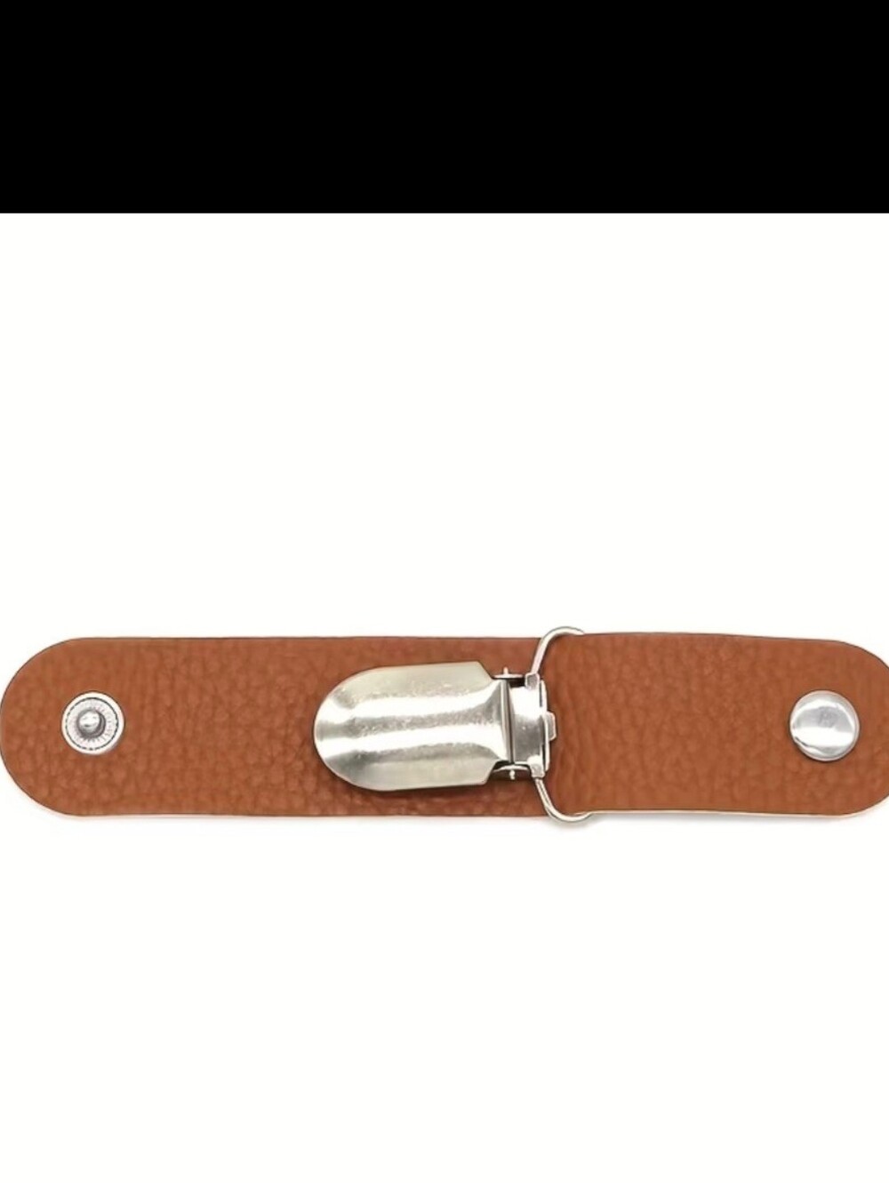 Leather Clip Strap - Tan
